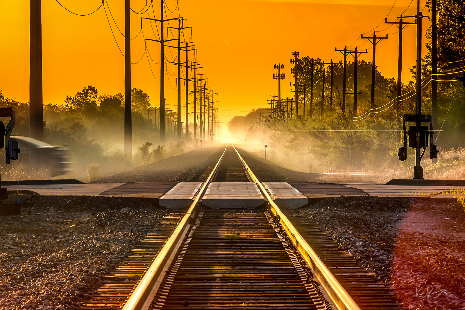 Sunrise on the Rails