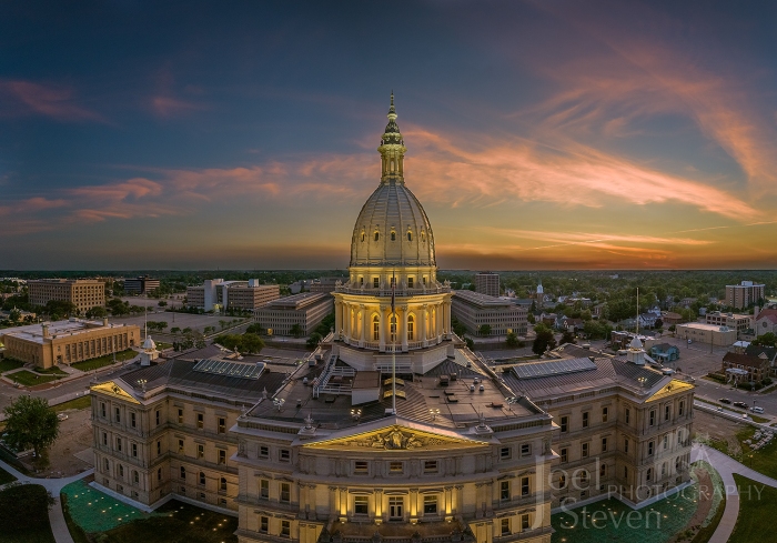 Michigan State Capitol Building by Joel Stevens